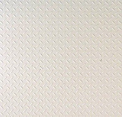 Plastruct Diamond Plate Styrene Sheet 1/48 (2) - Model Scratch Building Plastic