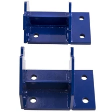 2 Pcs Motor Mount Conversion Kit Fit 6BT Cummins Engine For Chevy 1973-1991