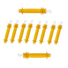 Electric Fence Rubber Gate 10 Pack - Spring Handles 10 pcs 