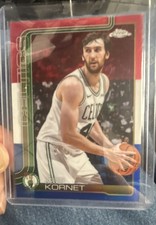 2025-26 Topps Chrome - Luke Kornet #37 Red White & Blue Refractor (RC)