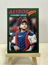Yainer Diaz 2026 Topps Heritage Dark Green Border #219 - Houston Astros