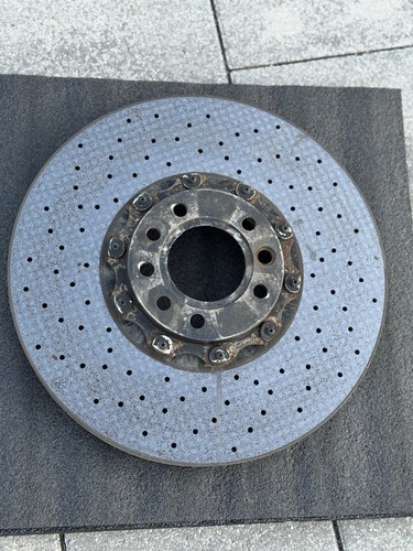 Bremsscheibe Keramik vorne links Audi Q7 4L 6.0 TDI V12 4L0615301C - Bild 2 von 2