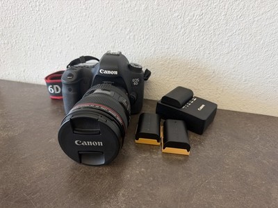 Canon EOS 6D 20.2MP Digital SLR Camera w/Canon EF 24-105mm f4 L IS USM