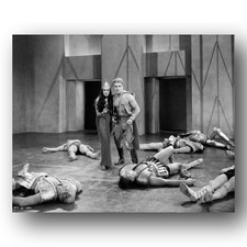Buster Crabbe, Priscilla Lawson Photo 8x10 Flash Gordon 1936 Sci-Fi Movie Scene