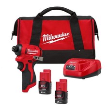 Milwaukee M12 BLIDRC-202C 12V Brushless Compact Impact Driver Kit* 2X 2.0Ah