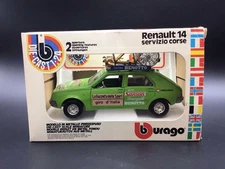 Burago 0155 ~ 1/24 Renault 14 ~ Servizio Corse ~ Boxed