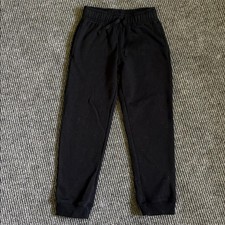 New Cat  Jack Black Kids Joggers Elastic Waist Pockets Sweatpants Size S 6/7 