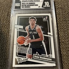 2023-04 Donruss Victor Wembanyama The Rookies #1 Gem 10 💎