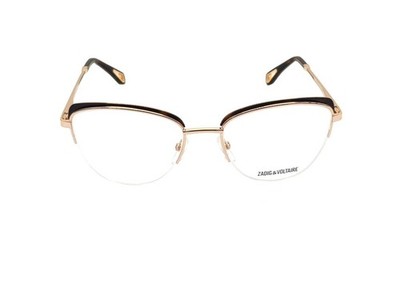 ZADIG&VOLTAIRE VZV314N (0H24) Unisex Brillengestell, Cat Eye Metall Gold