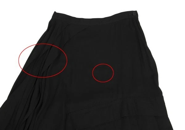 Falda asimetría de algodón zucca en capas talla M (K-161125) Foto 3 de 4