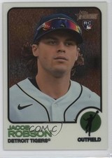 2022 Topps Heritage High Number Chrome 450/999 Jacob Robson #588 z9v