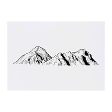 'Mountains' Temporary Tattoos / Transfers TO00023666 