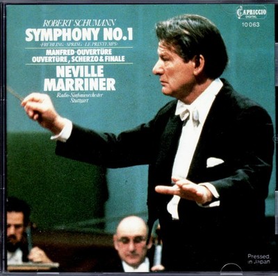 SCHUMANN: SYMPHONY No. 1   CD (JAPAN) mit NEVILLE MARRINER & RADIO-SINFONIE-ORCH