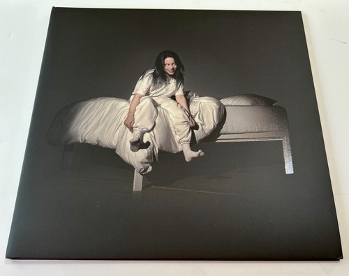 Billie Eilish When We All Fall Asleep Where Do We Go Blue Marble Vinyl LimitedEd - Picture 2 of 18