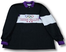 1960 Olympic Games Squaw Valley USA rugby shirt. Size L. Deadstock new with tags