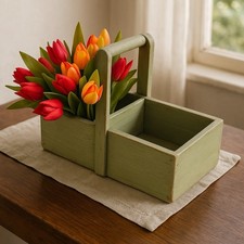 Vecchia  Cassetta Legno Casier Da Arredo Rustico Chic Primo ‘900