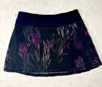 NWOT Lululemon Run Pace Setter Skirt 2 Regular Pickleball Tennis Midnight Iris