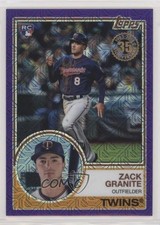 2018 Topps Series 1 Purple/Blue Wave 52/75 Zack Granite #32 fm0