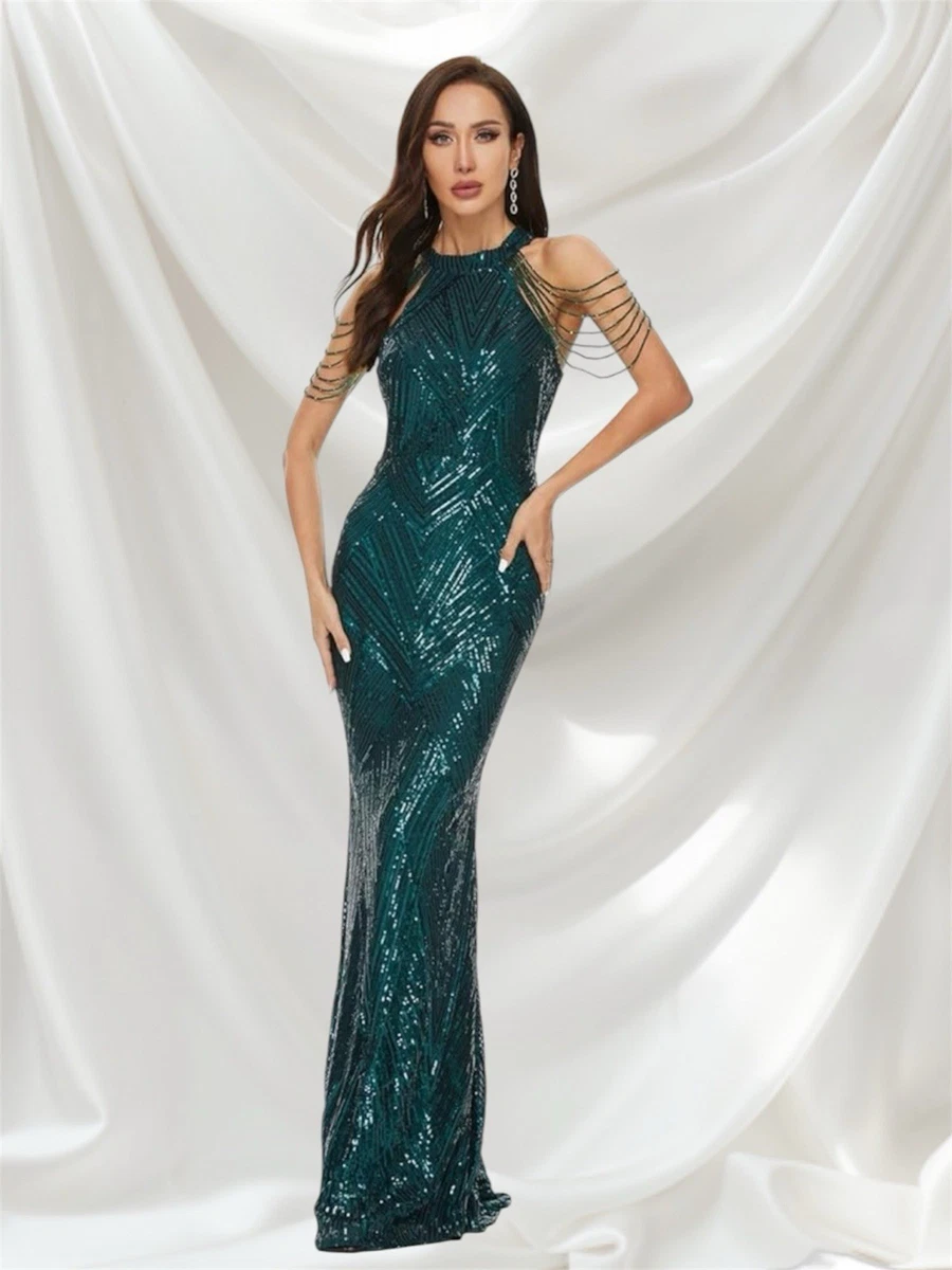 Emerald Green Halter Dresses for Women for sale | eBay Emerald Green Halter Dresses for Women for sale | eBay