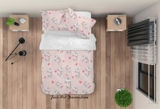 3D Unicorn Kitty Pattern Kids Quilt Cover Set Duvet Cover Bedding Pillowcases