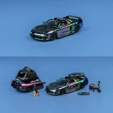 Findclassically 1:64 NSX TRA Colorful electroplating Diecast Model Car