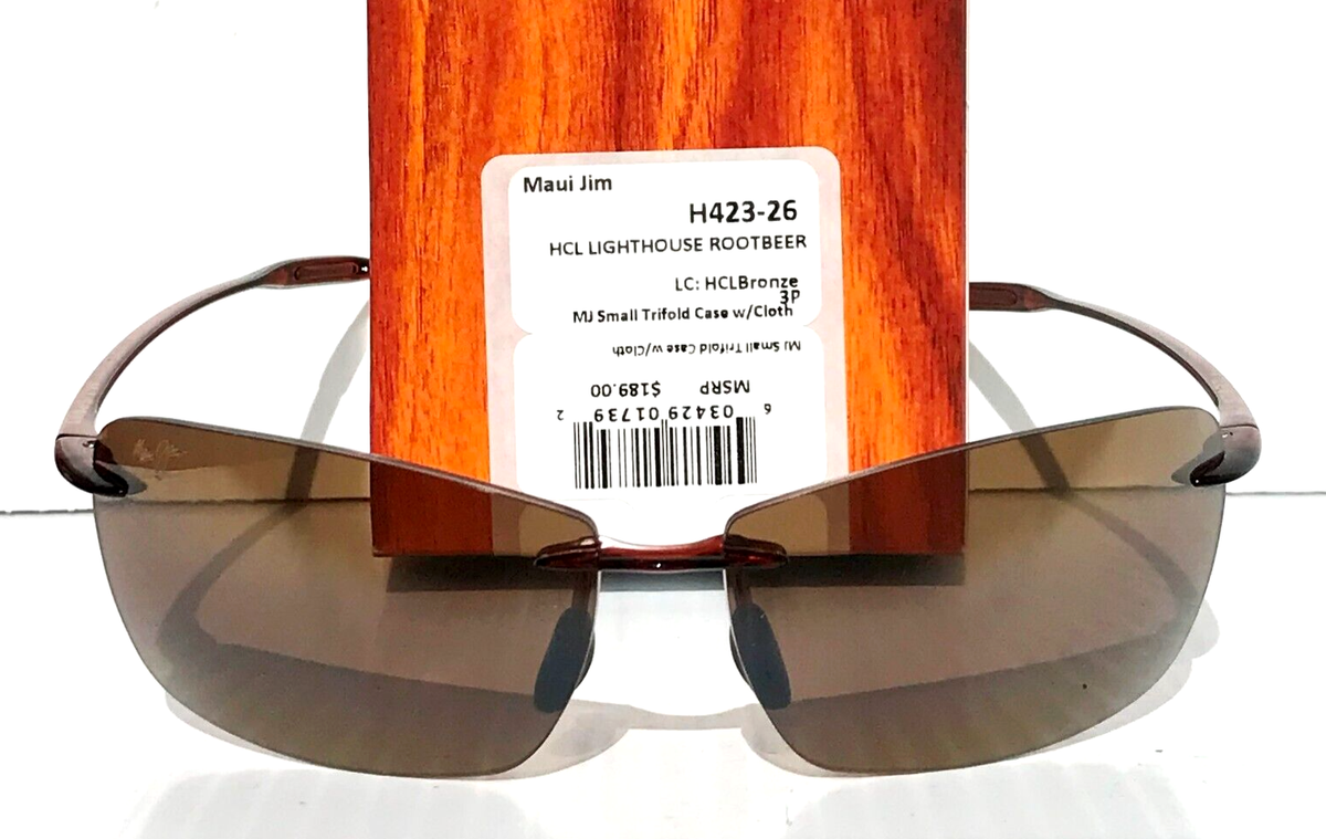 NEW Maui Jim LIGHTHOUSE Rootbeer POLARIZED HCL Bronze