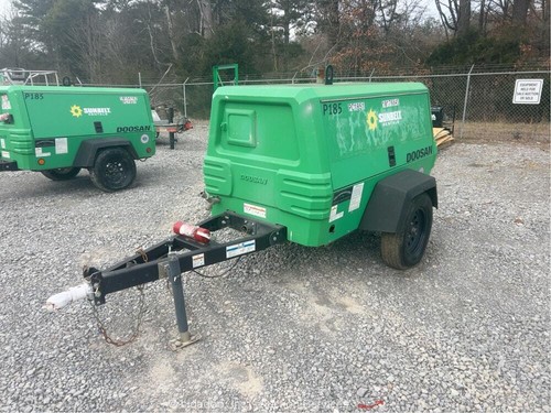 2019 Doosan P185WDO 185 CFM Towable Air Compressor Kubota Diesel -Parts/Repair