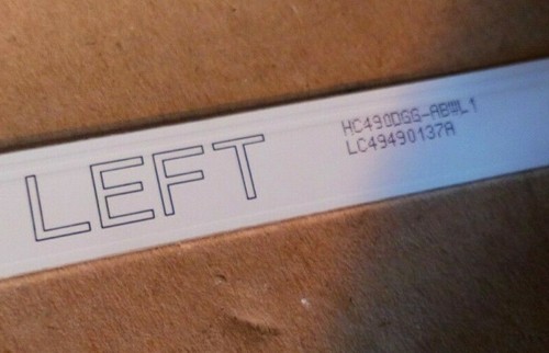 LG 49UK6200 LED Strip LEFT lc49490137a