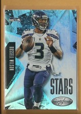 RUSSELL WILSON 2015 Certified Stars Insert Card # S20 Seattle Seahawks Football