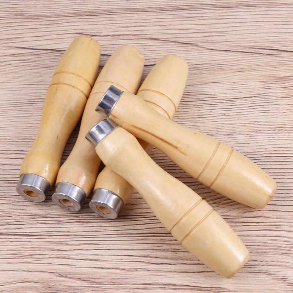 5pcs Screwon Wood File Handle Wood Handle Wood Rasp Metal File eBay
