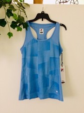 NWT - FILA Racerback Tank Active Tennis Sports Workout Top UPF 30 Lt Blue sz S