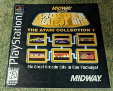 Arcade's Greatest Hits Midway Collection Ps1 Manual Only