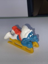 Schleich SuperSchlumpf - 40201 - Schlitten gelb Rodeln Winter Schlümpfe bobsled