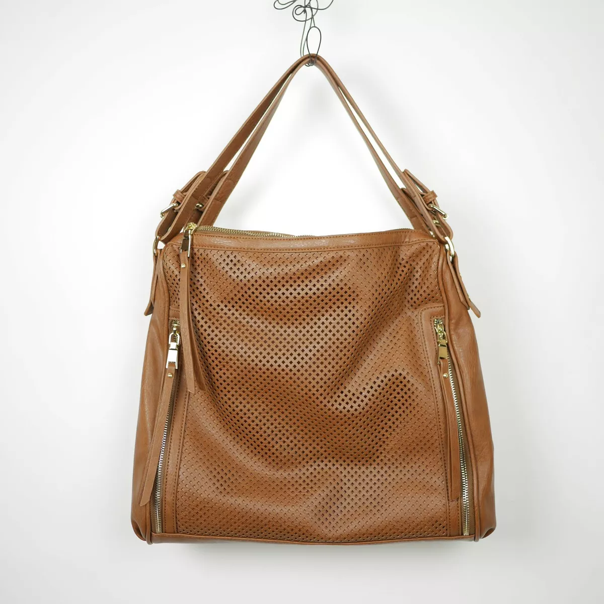 MADISON WEST Purse Brown leather shoulder bag purse large bag