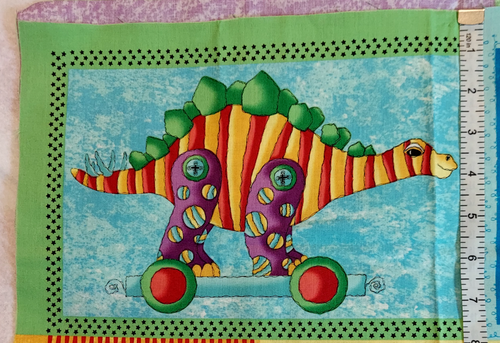 Dinos on Parade Blocks Fabric Panel plus 2 yards of Border Fabric by Clothworks - Picture 4 of 22