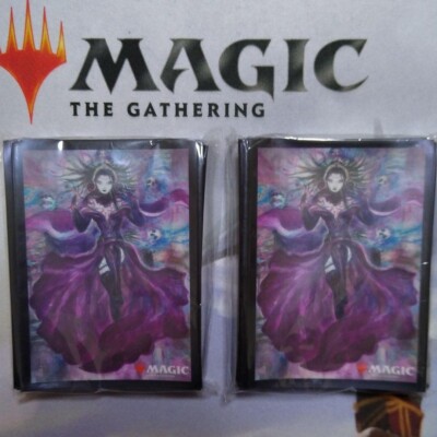 MTG Liliana Yoshitaka Amano 50 sheets Set of 2 Trading cards Art Sleeve EDH  | eBay