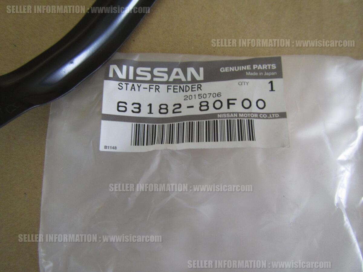 NISSAN SILVIA S14 STAY-FRONT FENDER, RH 63182-80F00 tokyo NISSAN SILVIA S14 STAY-FRONT FENDER, RH 63182-80F00 tokyo