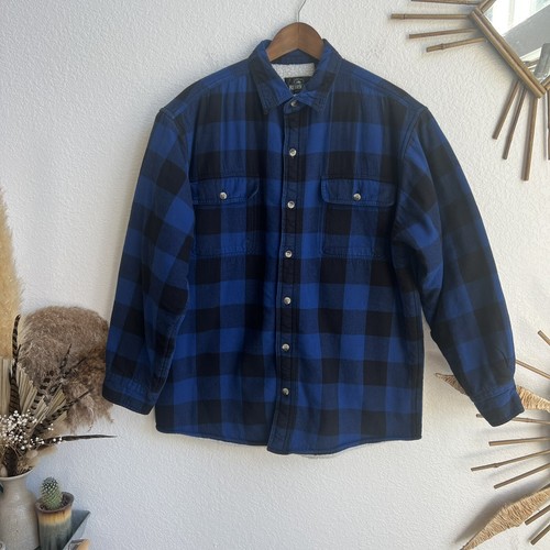 Flannel Sherpa Lined Jacket Size 