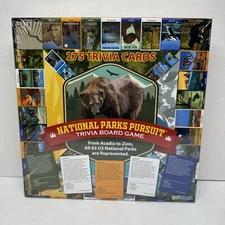 Funwares National Parks Pursuit Trivia Board Game New Sealed