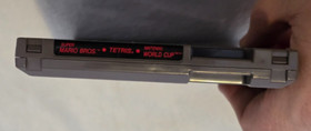 Nintendo NES 3 in 1 Super Mario Bros - Tetris - Nintendo World Cup Soccer - PAL