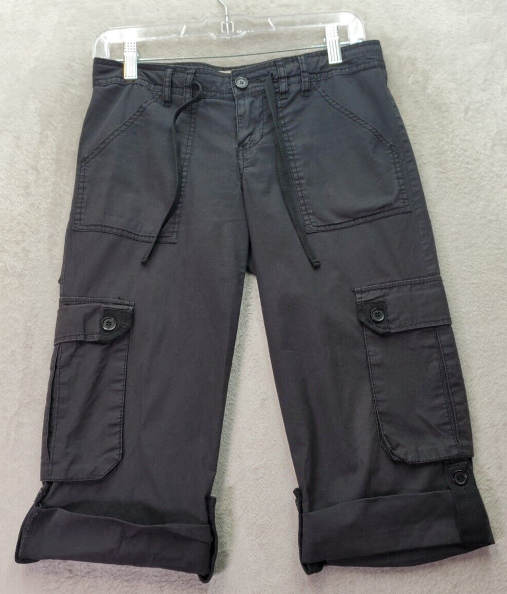 Plugg Jeans Cargo Shorts Womens Sz Black Cotton The Secret Life Of Wild  Flower