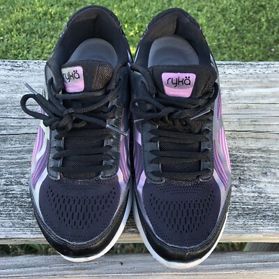Ryka Devotion Plus Womens Size Pink Black Walking Shoe