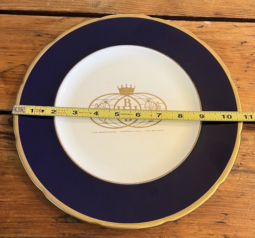 Vintage Bermudiana Harmony Hall The Belmont Royal Tuscan Fine Bone China Plate - Picture 3 of 5