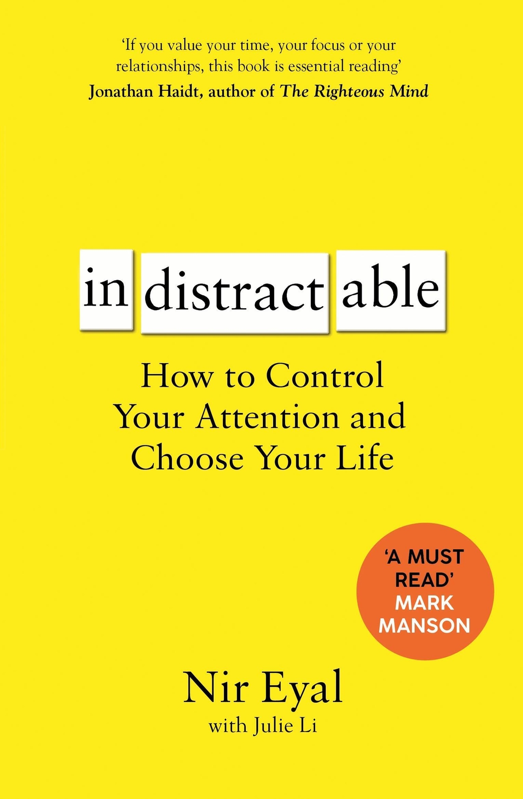 Thumbnail - Indistractable | Nir Eyal | How To Control Your Attention And Choose