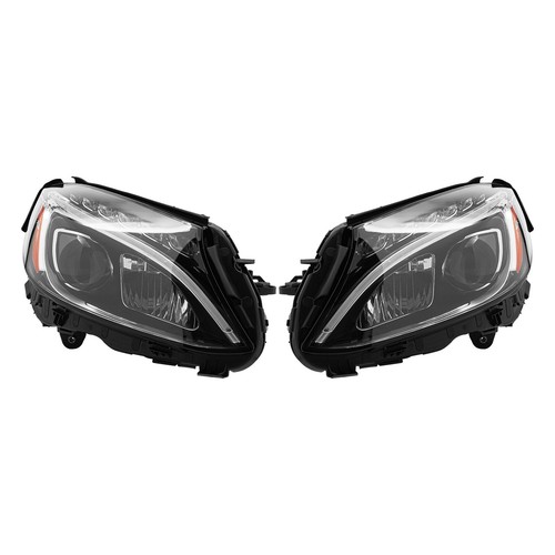 For 2015-2018 Mercedes Benz C-Class C300 W205 LED Headlights Left & Right Side - Picture 17 of 17