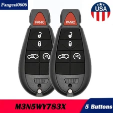 2 Keyless Entry Remote Control Key Fob For 2008-2010 Chrysler 300 /Dodge Charger