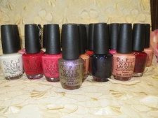 O.P.I-NAIL LACQUER-0.5 FL. OZ.-GREAT HARD TO FIND SHADES! NEW!!!