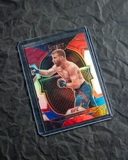 2023 PANINI - SELECT UFC - BLUE RED SILVER BLASTER PRIZM - JUSTIN GAETHJE