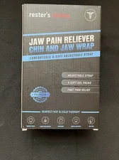 Rester's Choice Jaw Pain Reliever Chin and Jaw Wrap NEW