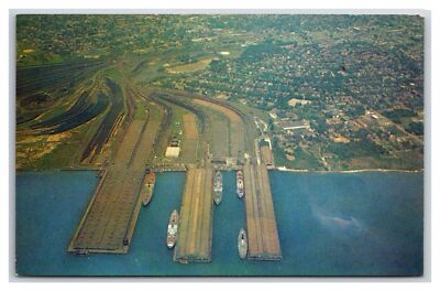 Lamberts Point Norfolk & Western N&W railroad coal piers aerial